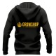 Sweatshirt with a hood black