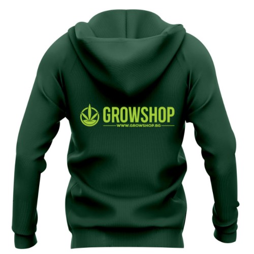 Sweatshirt with a hood oil gray