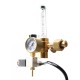 CO2 pressure regulator with flow meter, gauge and 230V solenoid valve CO2 pressure regulator with flow meter, gauge and 230V solenoid valve