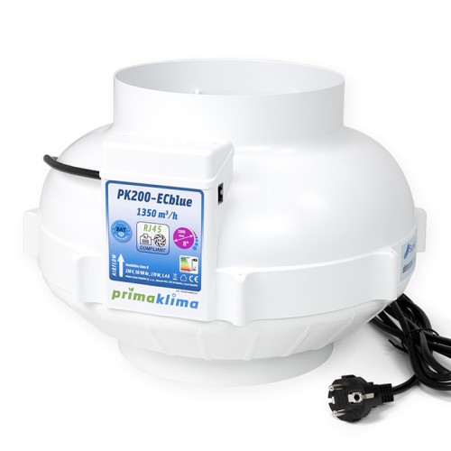 EC Вентилатор PK200-ECblue Ø200mm 1350m3/h EC Вентилатор PK200-ECblue Ø200mm 1350m3/h