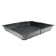 Flexible tray 100x100cm Black