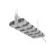 LED Лампа за растеж и цъфтеж Lucilu Shuttle 6 silver dimmable