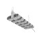 LED Лампа за растеж и цъфтеж Lucilu Shuttle 6 silver non-dimmable