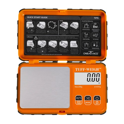 Везна TRUWEIGH TUFF-WEIGH Оранжева 200g x 0.01g Везна TRUWEIGH TUFF-WEIGH Оранжева 200g x 0.01g
