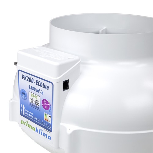 EC Вентилатор PK200-ECblue Ø200mm 1350m3/h EC Вентилатор PK200-ECblue Ø200mm 1350m3/h