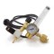 CO2 pressure regulator with flow meter, gauge and 230V solenoid valve