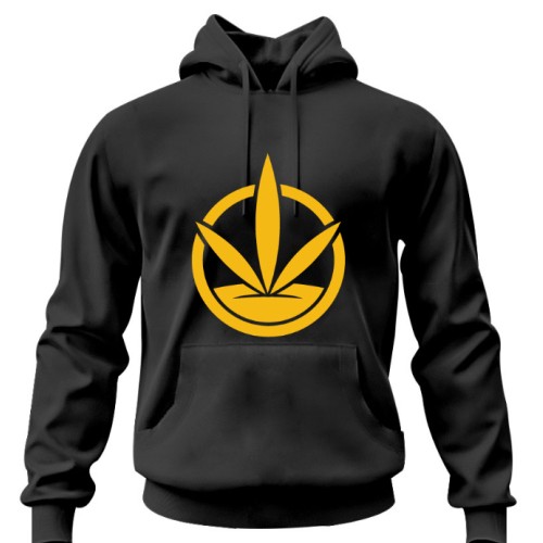Sweatshirt with a hood black