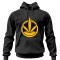 Sweatshirt with a hood black