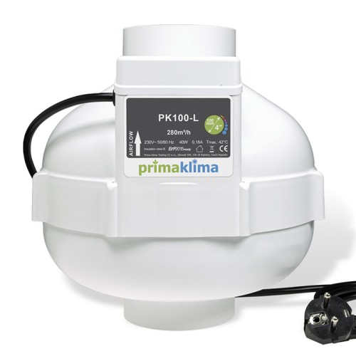 Вентилатор PK100-L Ø100mm 280 m3/h Вентилатор PK100-L Ø100mm 280 m3/h