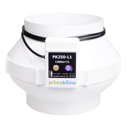 Вентилатор PK250-L1 Ø250mm 1300m3/h