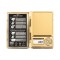 SH-100-GO CHROME GOLD ON BALANCE SHINE DIGITAL MINI SCALE 100G X 0.01G