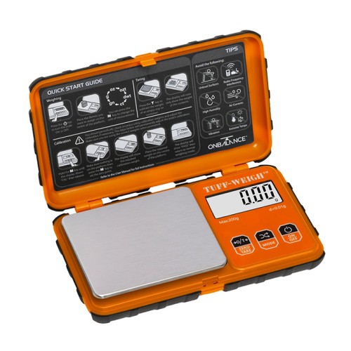 Везна TRUWEIGH TUFF-WEIGH Оранжева 200g x 0.01g Везна TRUWEIGH TUFF-WEIGH Оранжева 200g x 0.01g