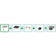 growDECK aeroponic 1.2 Комплект-118 x 118 x 5 cm